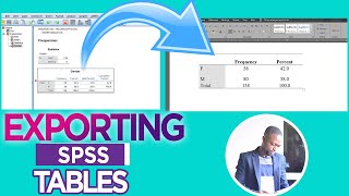 Exporting Tables from SPSS to Word  How to format your table for publication [upl. by Dnomder]