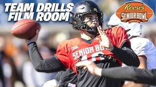 2024 Reeses Senior Bowl Team Drills  Film CutUp [upl. by Ittocs]