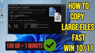 How to Copy Large Amounts of Files in Windows Quickly amp Easily [upl. by Polinski]