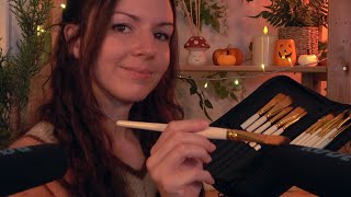 ASMR Mic Brushing amp Whispering [upl. by Egreog]