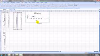 Create a Histogram with a Correct XAxis Scale in Excel 2007 [upl. by Signe230]