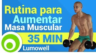 Rutina para Aumentar Masa Muscular [upl. by Shull]