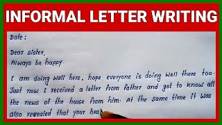 Best Informal Letter Writing in English  English Letter Writing [upl. by Kalvin839]