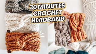 Easy Paine Crochet Headband  Beginner Friendly Pattern  CJ Design Blog [upl. by Mossman]