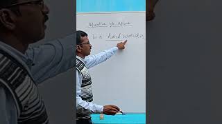 GrammarAdjective vs Adverb teaching education learning viral sort video Gs grammar class [upl. by Asiul544]