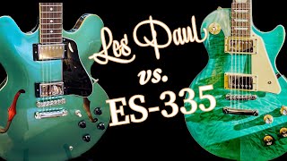 Guitar Battle  Epiphone 335 vs Epiphone Les Paul [upl. by Ignatz]