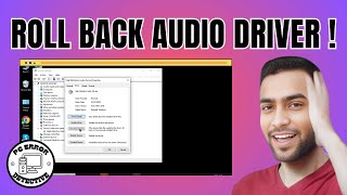 How to Roll Back Audio Driver Windows 10 [upl. by Sadonia]