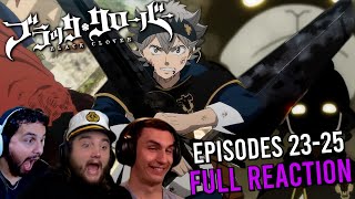 Capital Catastrophe  Black Clover Season 1 Episodes 2325 REACTION [upl. by Sidnee]