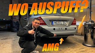 AMG Umbau am CL500 geht weiter Achtung V8 straightpipe Sound [upl. by Nivlag]