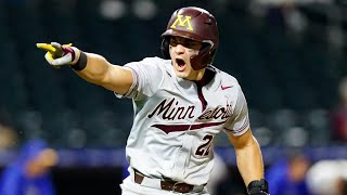 Highlights Gopher Baseball Wins Season Opener in Extras Over CSU Bakersfield [upl. by Suehtomit716]