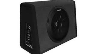 kicker subwoofer pt 250 review  woofer with small enclosure [upl. by Onida]