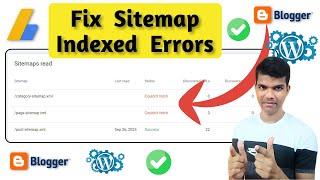 Fix Sitemap Indexed Errors On Your Blog Or Website 2024 [upl. by Inoy]