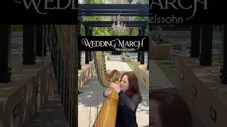 Wedding March by Mendelssohn  harp cover [upl. by Rebm]