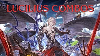 Granblue Fantasy Versus Rising Lucilius Combo Video [upl. by Nive841]