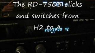 Sherwood RD7503 Receiver Not Working With Toshiba 52RV530U HDTV [upl. by Freeman]