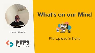 Koha File Upload utility [upl. by Anitnuahs445]