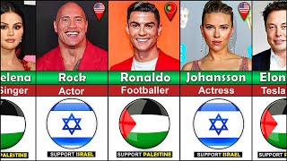 Famous People Who SUPPORT Palestine or Israel [upl. by Chloras767]