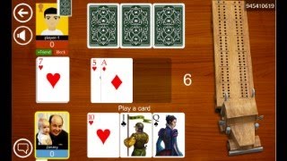 Cribbage JD Game Play [upl. by Enaujed528]