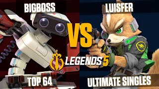 Legends 5  BigBoss ROB Vs Luisfer Fox  SSBU [upl. by Waal]