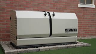 Champion 85kW Home Standby Generator Model 100199 [upl. by Teyut]