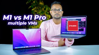 MacBook Air M1 vs 16quot M1 Pro for Parallels  Running Multiple Virtual Machines [upl. by Azerila]