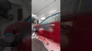 RED PEARL PAINT REPAIR PROFESSIONAL AUTOBODY bodyshop car paint paintrepair carpaint auto [upl. by Zoila]