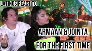 Latinos react to INDIAN MUSIC for the first time  Armaan Malik amp Jonita Gandhi in TSeries Mixtape [upl. by Merri]