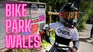 Riding the Bike Park Wales race course [upl. by Henarat]