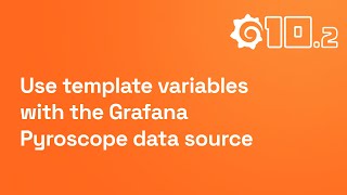 Using template variables in Grafana Pyroscope [upl. by Montagu]