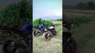 R15 v4 and mt15 yamahar15mv4 motorcycle minivlog yamahav4 vlog yamahar15v4 vehicle motovlog [upl. by Ardnnek]