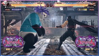 Legendary Panda Vs NinjaKilla Law  God Of Destruction Battle  Tekken 8 [upl. by Seniag]