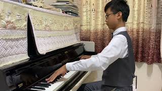 ABRSM 2023 Piano Grade 8 B9 Schubert Impromptu Ab major plays by Myles [upl. by Sakul]