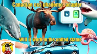 Testing the Canadian CCS to CHAdeMO Adapter in the USA with an Engineer from the company [upl. by Niwrad969]