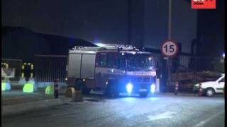 Brand bij ChemiePack in Moerdijk meldingen bij de meldkamer [upl. by Eelanna]