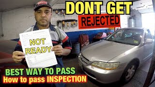 How to pass car emission inspection for car that is not ready  failed car inspection [upl. by Selima276]