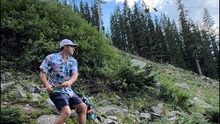 8124 Arapahoe Basin Disc Golf Round Highlights [upl. by Aihsik30]