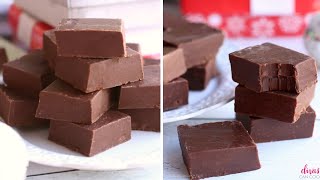 3Ingredient Chocolate Fudge SO GOOD [upl. by Penn632]