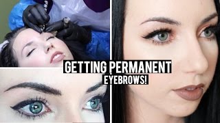 Getting Permanent Hair Stroke Eyebrows  Before amp After and My Experience [upl. by Feune]