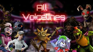 Security Breach All Characters Voicelines Remake With Subtitles [upl. by Aneles]