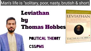 Thomas Hobbes  Concept of Leviathan  Political theory  CSSPMS [upl. by Niddala]