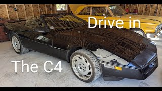 A drive in the old convertible C4 Corvette [upl. by Handler843]