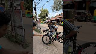 സൈക്കിൾ തൊടാൻ പാടില്ല😨😨shorts cycling bike [upl. by Llennyl]