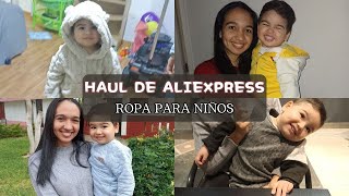 HAUL DE ALIEXPRESS ROPA PARA NIÑOS [upl. by Cristal]