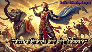 जब सिकंदर ने पोरस से टकराने की गलती की  इतिहास का सबसे बड़ा युद्ध  Battle Of Hydaspes [upl. by Anauqal]