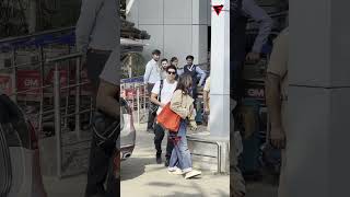 Farhan Akhtar With Wife Shibani Dandekar Spotted At Kalina Ariport Power Couple Goals [upl. by Sinnaiy]