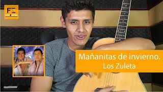 Mañanitas de Invierno  Tutorial de Guitarra  FZ academia [upl. by Desdamonna]