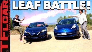 2017 Nissan Leaf vs 2018 Nissan Leaf Whats New and Whats Not [upl. by Biggs]