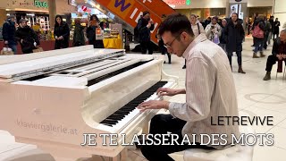 Je te laisserai des mots  Patrick Watson Piano Cover in a Shopping Mall [upl. by Eegnat]