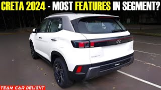 Creta Facelift 2024  Top 25 Features [upl. by Ikila15]