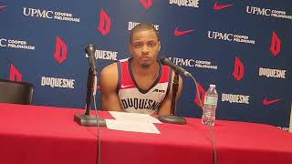 Duquesne MBB Kareem Rozier 11424 [upl. by Ok866]